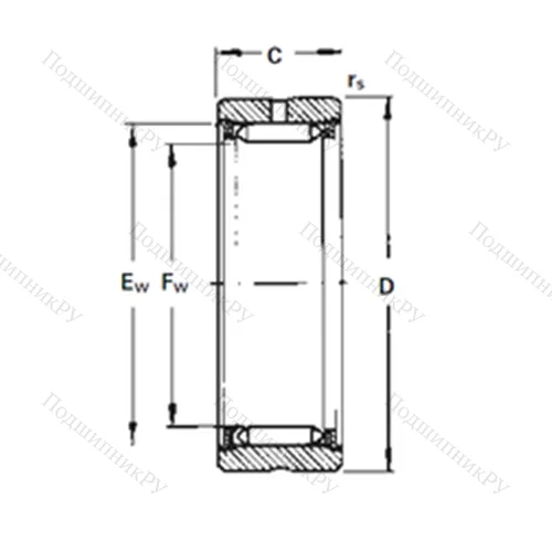 Подшипник игольчатый радиальный RNA 2095