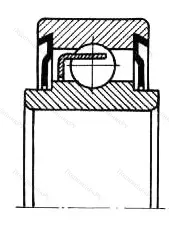 Модификация подшипника 6-280017С17 размер 7x19x6/8