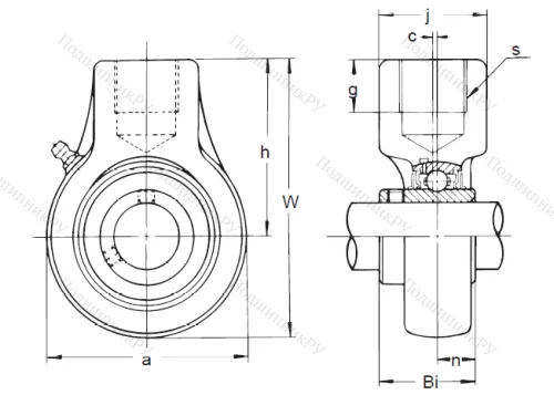 Подшипниковый узел UCECH 209 в Тамбове