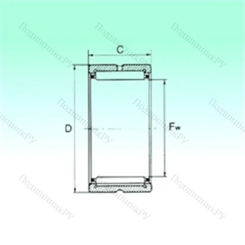 Подшипник игольчатый радиальный NK 24/16