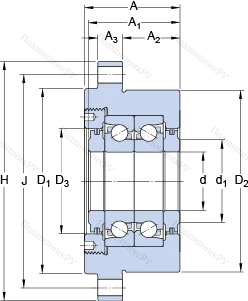 Подшипник FBSA 207/DB