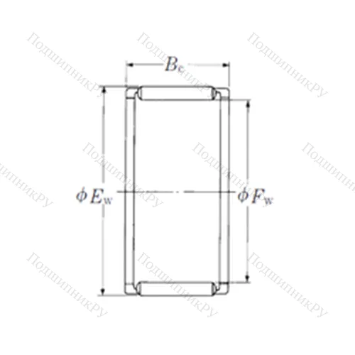 Подшипник игольчатый радиальный FWF-252910 от производителя  NSK