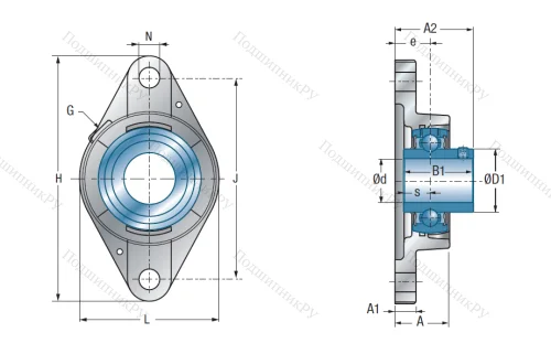 Подшипниковый узел UCFLE 211 в Тамбове