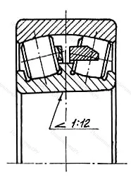 Модификация подшипника 3113730 размер 150x250x80 ГПЗ-34
