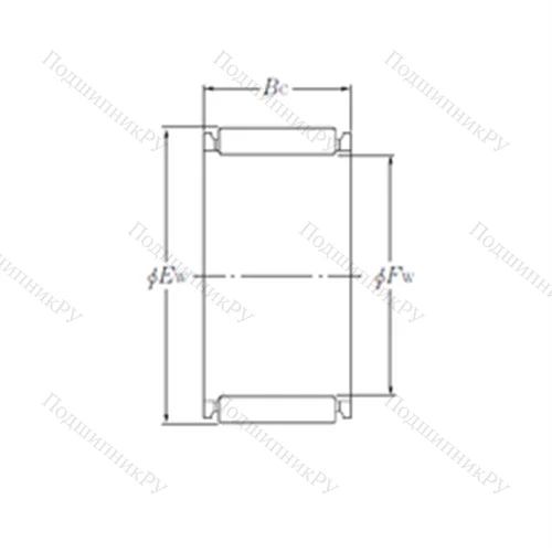 Подшипник игольчатый радиальный K 25?29?17S от производителя  NTN
