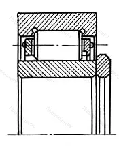 Модификация подшипника 2В0-1317Л размер 85x180x41