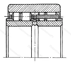 Конический роликовый подшипник 2007106 (32006 X) XY1BGP7MMU от производителя  ГПЗ-34