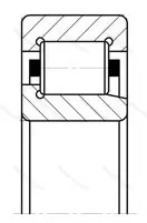 Модификация подшипника Н0-42428М размер 140x360x82