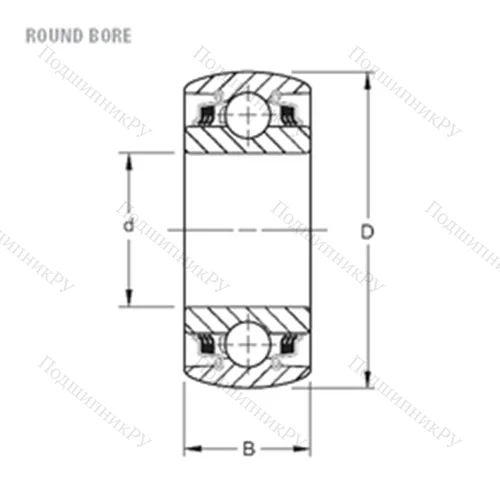 Подшипник шариковый радиальный