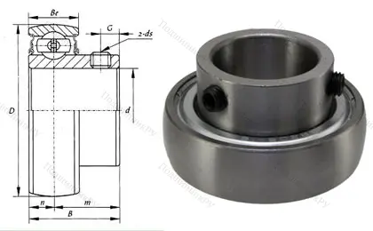 Корпусный подшипник SB 211