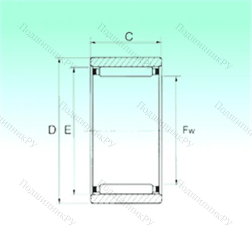 Подшипник игольчатый радиальный RNAO 35x47x16