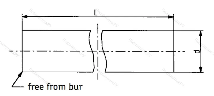 Прецизионный вал (нерж.)  LJMS 10 ESSC 1