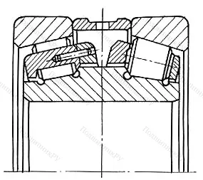 Модификация подшипника 40471/500М размер 500x720x217