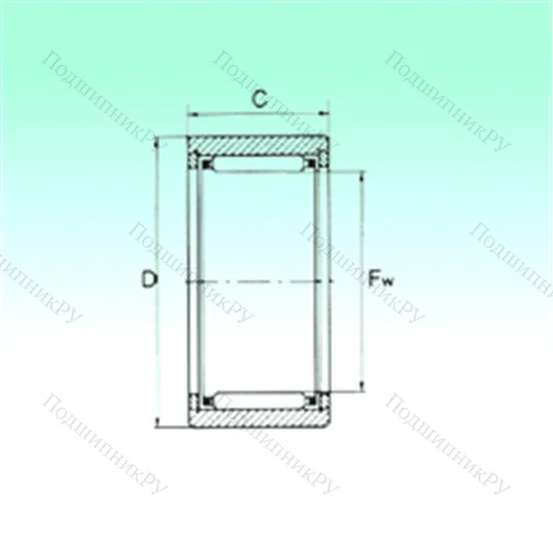 Подшипник игольчатый радиальный NK 7/10 TN