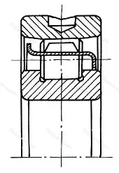 Модификация подшипника 402312М1 размер 60x130x31 ГПЗ-10 от производителя  ГПЗ-10