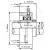 Подшипниковый узел UCFL 202 - Вал: 15 мм