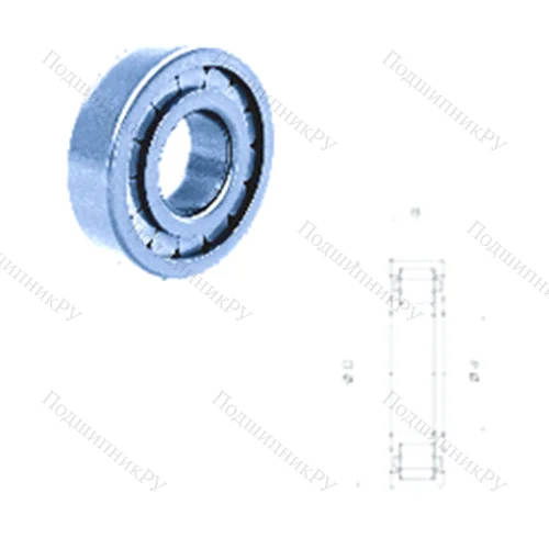 Подшипник роликовый радиальный NUP 311FMNR/C 3