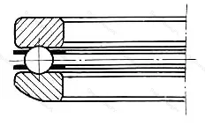 Подшипник  28434 (53434) размер 170x340x141