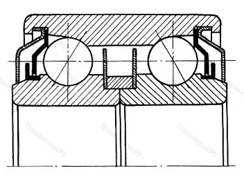 Модификация подшипника 886701У размер 13x70x51