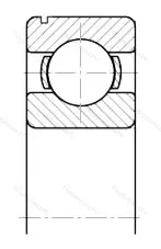 Модификация подшипника 6-50304 размер 20x52x15 ГПЗ-23