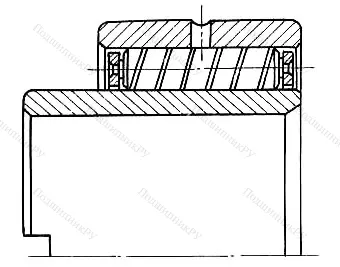 Модификация подшипника 2304 размер 20x52x15 ГОСТ 520-89