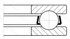 Модификация подшипника 4-8313 размер 65x115x36
