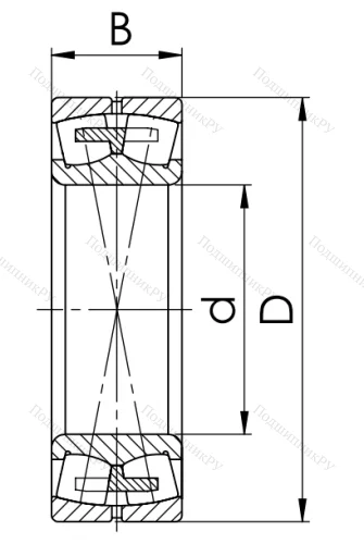 Сферический роликовый подшипник 3526 АМН (22226 MBW 33) в Тамбове