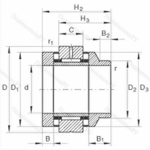 Подшипник комбинированный роликовый ZARN 50110-L-TV