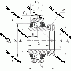Подшипник GE 50-KTT-B