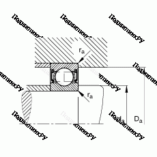 Подшипник 6008-2RSR