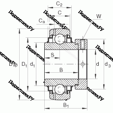 Подшипник GE 60-KRR-B