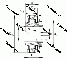 Подшипник GSH 40-2RSR-B
