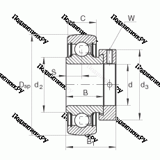 Подшипник RAE 30-NPP-B